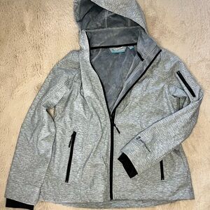 Free Country Gray Hooded Jacket